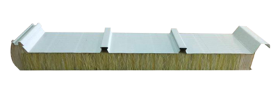 950型聚氨酯封边玻璃丝棉夹芯屋面板