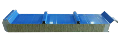 950型聚氨酯封边岩棉夹芯屋面板